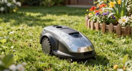 freeing trapped robotic mower