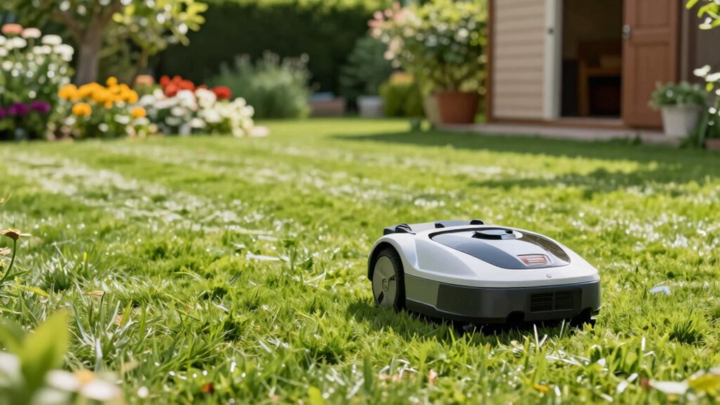 frequency of robotic mowing