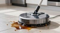 handles dried messes effectively