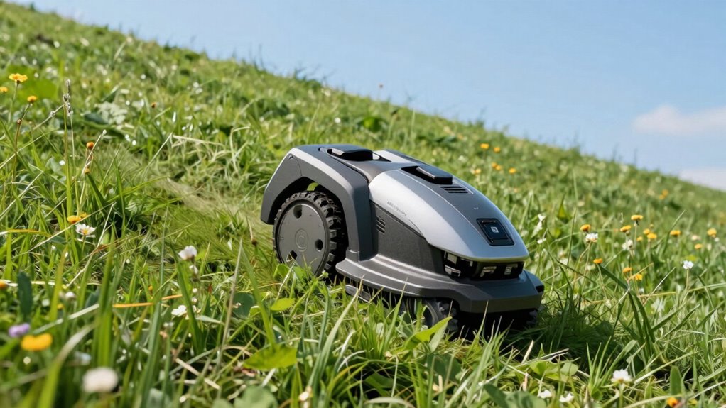 hilly terrain robotic mower