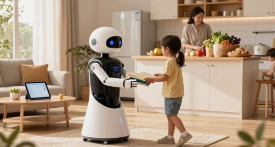 home robots alleviate family stress