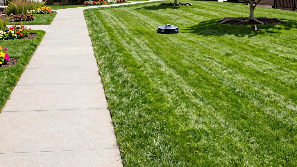 lawn size terrain obstacles