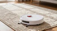 mopping around area rugs