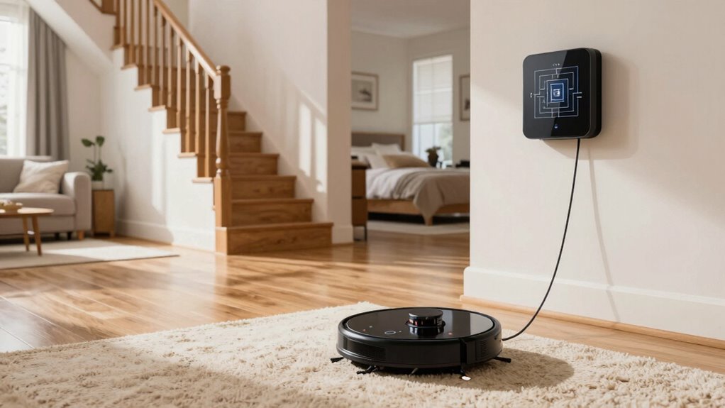 multi floor robot vacuum setup