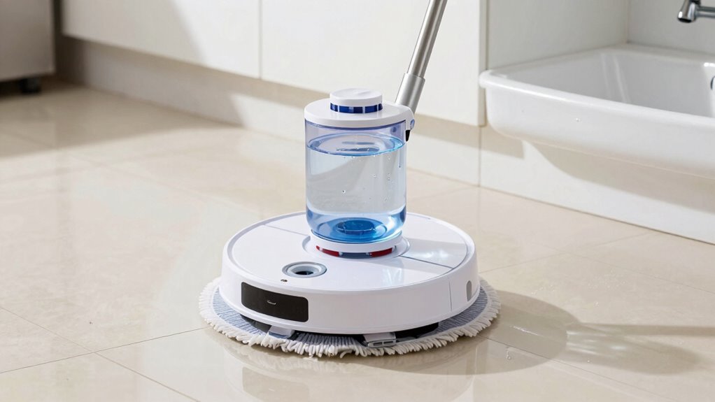 optimal robot mop water usage