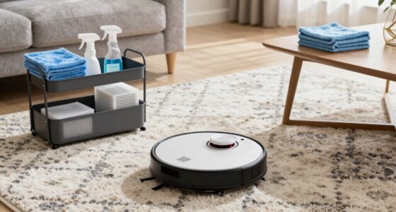 optimize cleaning with robot