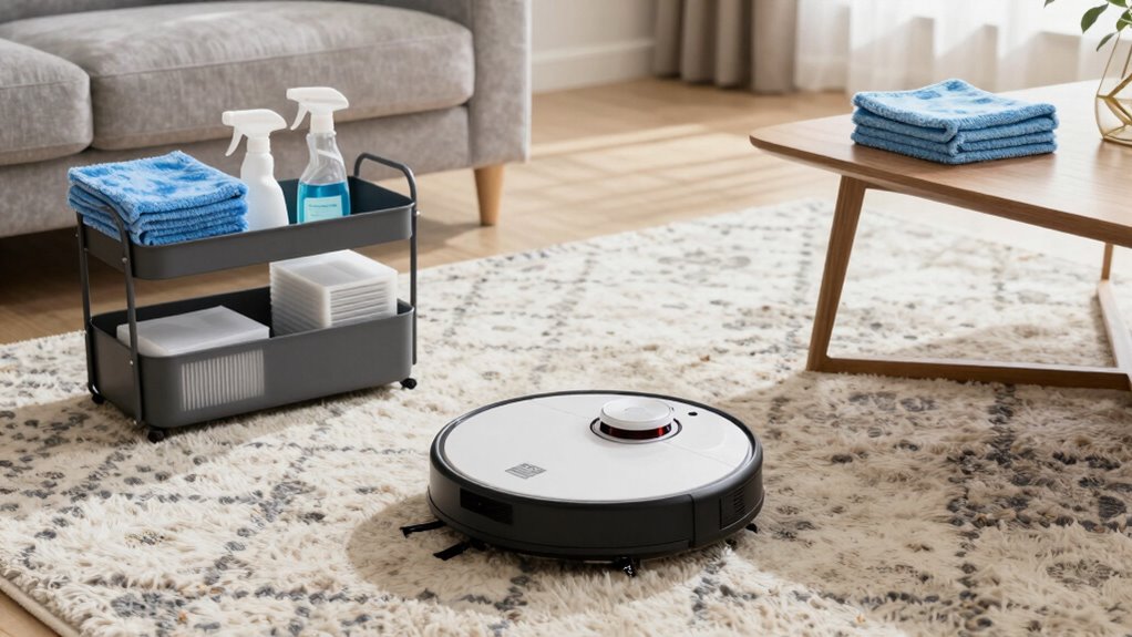 optimize cleaning with robot