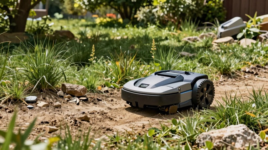 optimize mower for uneven terrain