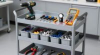 organize robot maintenance tools