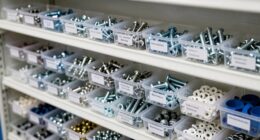 organize spare parts efficiently