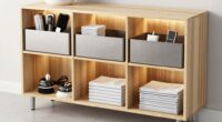 organized cleaning robot storage