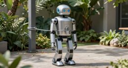 outdoor robot theft prevention