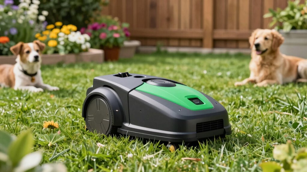 pet safe robotic lawn mower