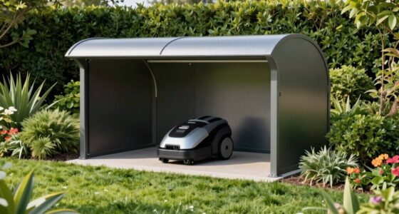 properly shelter robot mower