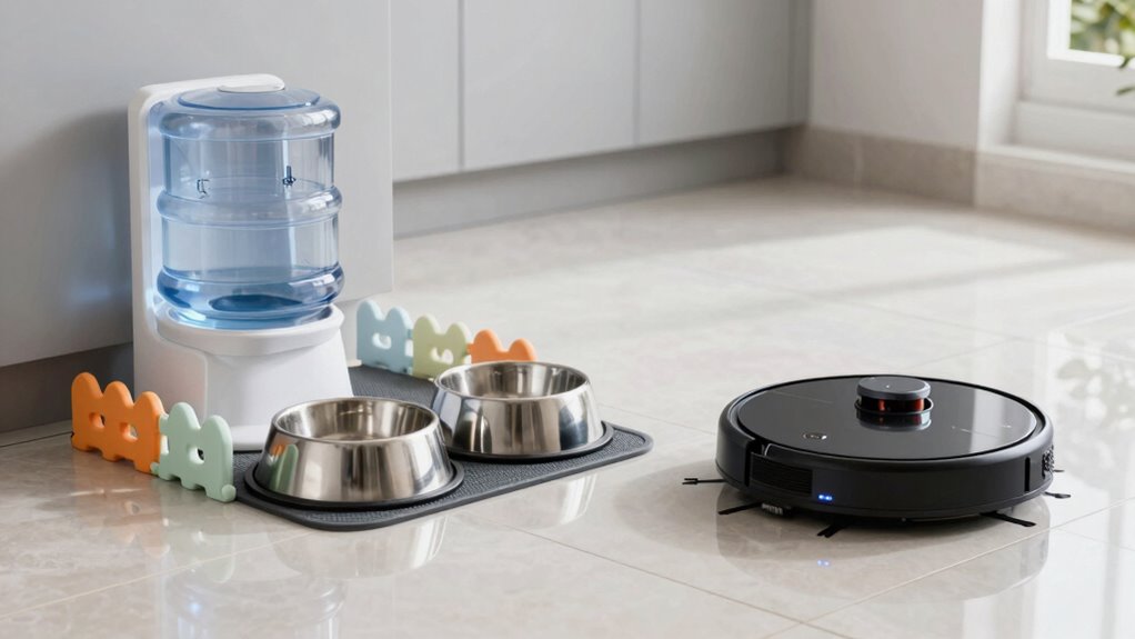 protect pet feeding areas