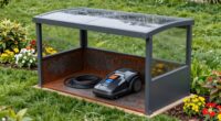 protects mower from weather