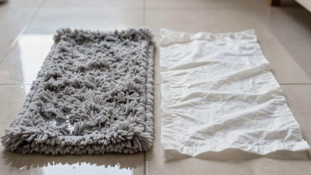 reusable vs disposable mop pads