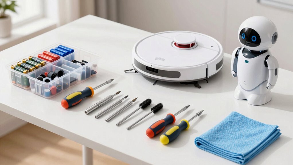 robot maintenance essential supplies