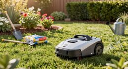 robot mower yard routine
