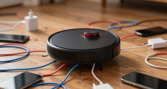 robot vacuum cable mishaps