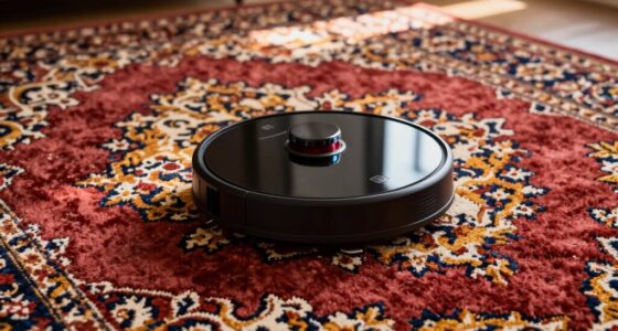 robot vacuums on thick rugs