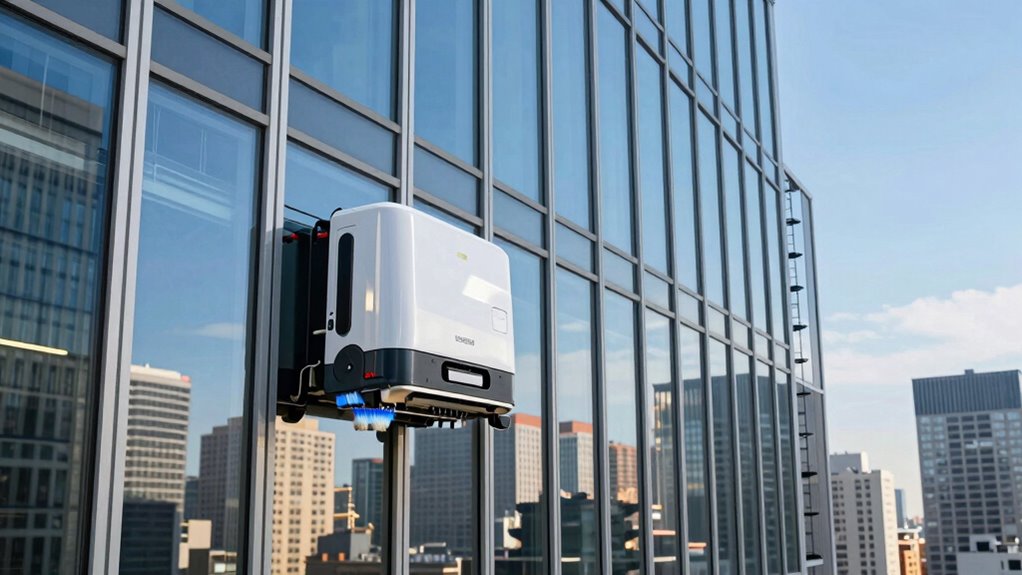 robotic high rise window cleaning