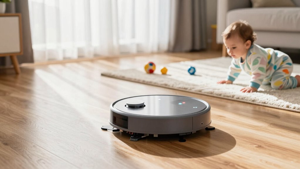robotic mop safety features