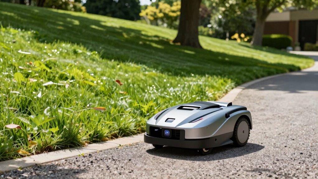 robotic mower slope considerations