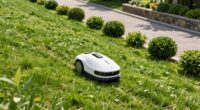 robotic mowers on slopes