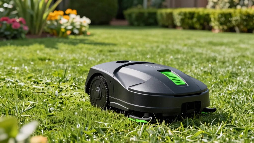 robotic mowers promote eco friendly lawn care