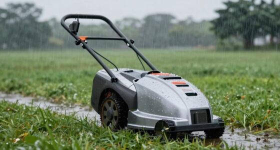 robots malfunction during rain