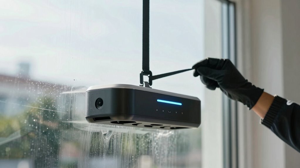 safe automated glass cleaning