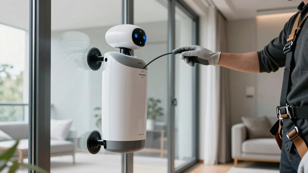 safe robot window cleaning procedures