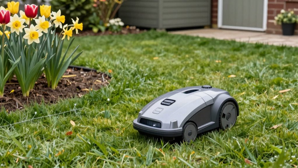 safety precautions for robotic mowing