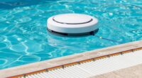 secure and manage pool robot cable