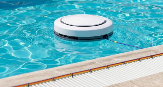 secure and manage pool robot cable