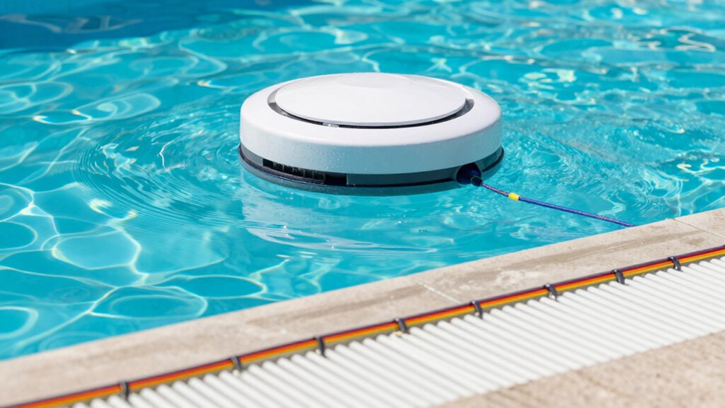 secure and manage pool robot cable