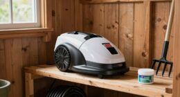 store mower in winter