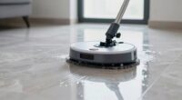 streaks from robot mops