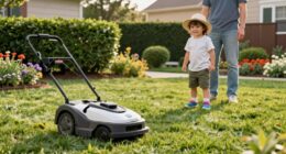 supervise children near mower