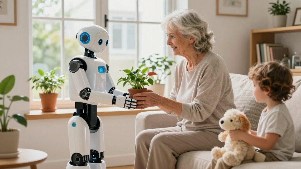 supportive household robot functions