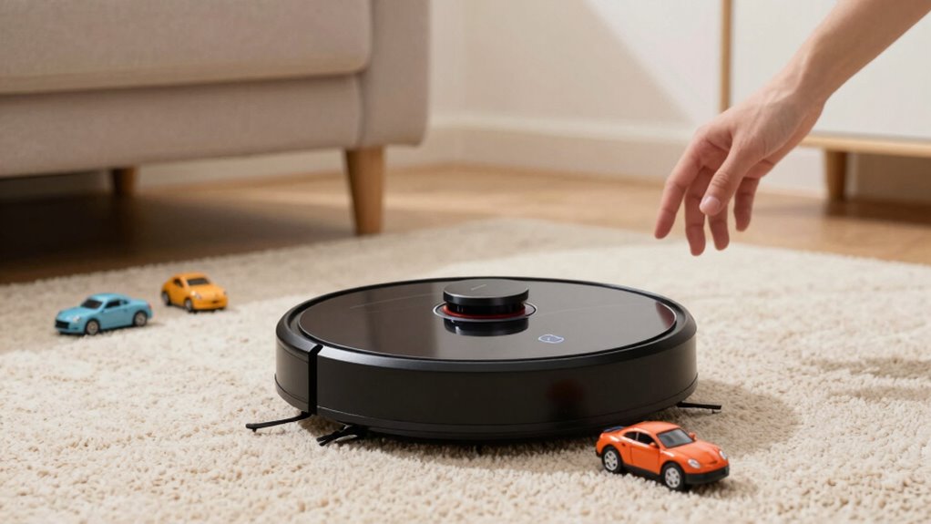 toy management improves vacuum navigation