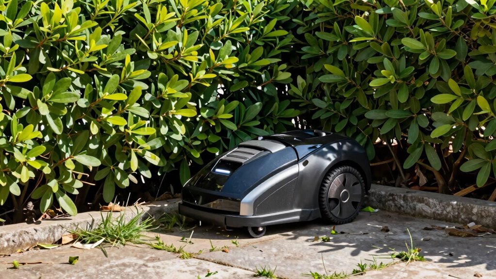 trouble shooting robotic mower navigation