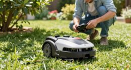 troubleshoot robot mower stops