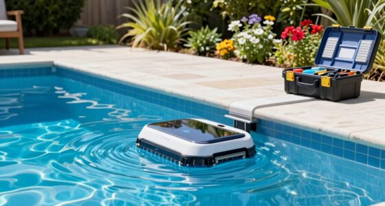 year round pool robot upkeep