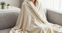 This Luxuriously Soft Blanket Is Just Like That Insta-Famous Option, But Less Expensive (and Comes in Stripes!)