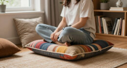 10 Floor Cushions That Instantly Create Cozy Reading Nooks (And Extra Seating!)