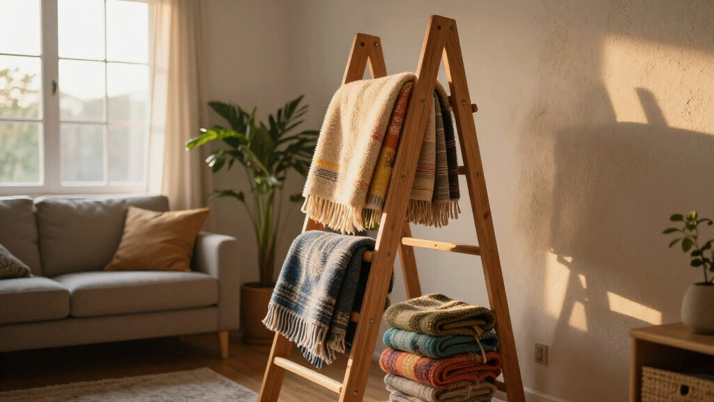 Aldi's Best-Selling Blanket Storage Ladder Is Finally Back