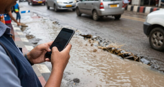 Chennai: Sewage Mixes With Rainwater, Overflows On GST Road - Deccan Chronicle