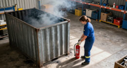 Fire Contained At Central Depot In Twickenham - London Borough Of Richmond Upon Thames